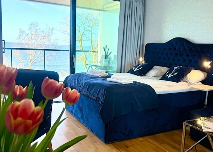 Seaside - Apartamenty KOMFORT, widok na morze, Parking
